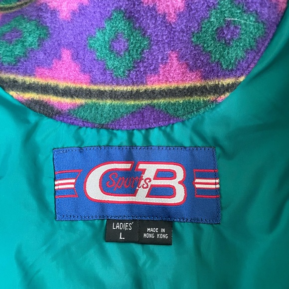 CB Sports 1980’s Vintage Fleece Jacket - Picture 5 of 6